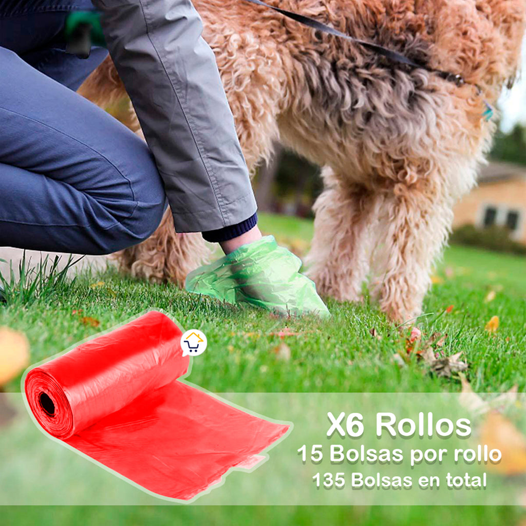 Bolsas Para Mascotas X9 Rollos (135 bolsas)